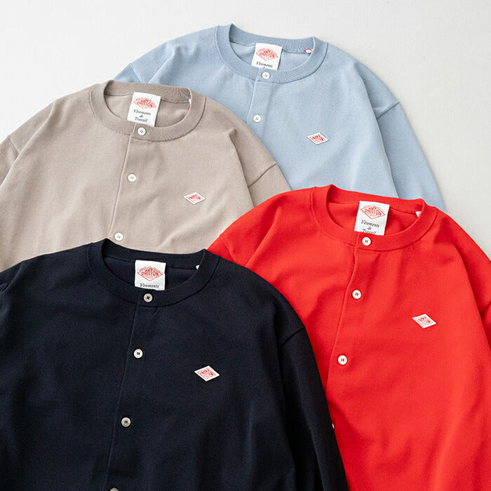 ダントンジャージーニットクルーネック長袖カーディガン(DT-D0137YSD)JERSEYKNITCREWNECKCARDIGANDANTON(レディース)【2026春夏】*送料無料*【後払い決済不可】*