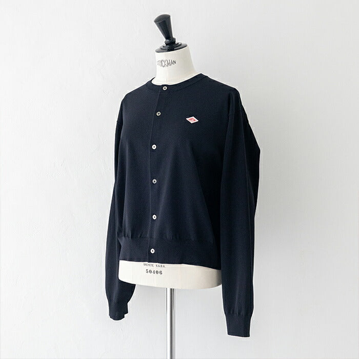 ジャージーニット クルーネック長袖カーディガン(DT-D0137 YSD