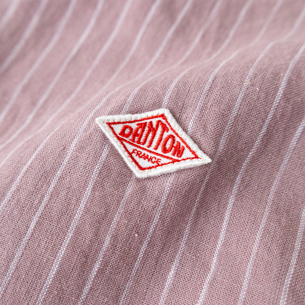 リネンコットン <BR>ストライプ<BR> バンドカラー シャツ L/S <BR>(DT-B0279 LCT) <BR>(レディース)<BR>【2026春夏】