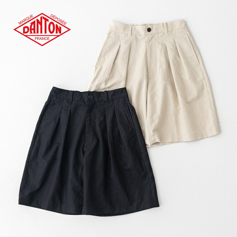 ダントン2タックショーツ(DT-E0251LRP)R/L/PeCLOTHSHORTSDANTON(レディース)【2026春夏】*送料無料*【後払い決済不可】*