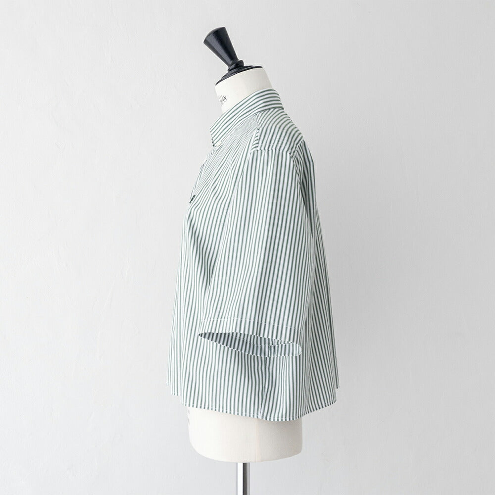 ジムフレックスマルチストライプショートボタンダウン半袖シャツ(GY-B0367MTS)MULTISTRIPESHORTB.D.SHIRTS/SGYMPHLEX(レディース)【2026春夏】*送料無料*【後払い決済不可】*