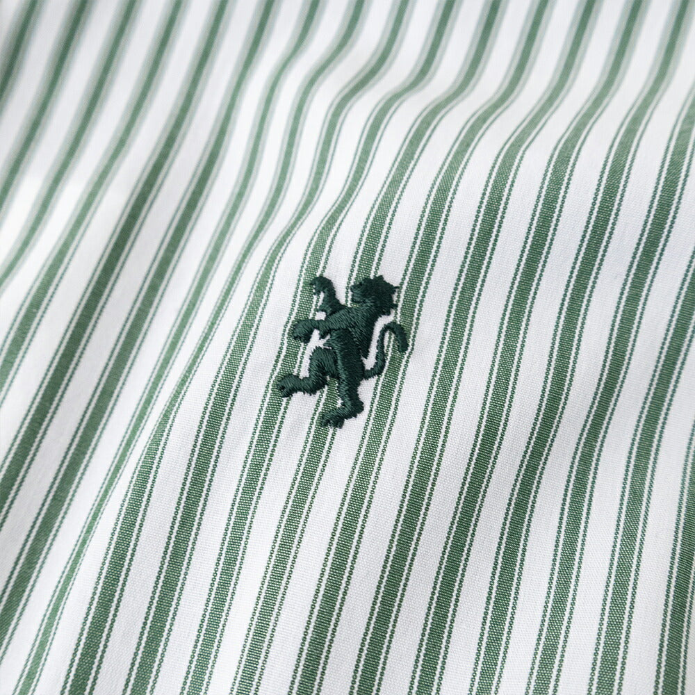 ジムフレックスマルチストライプショートボタンダウン半袖シャツ(GY-B0367MTS)MULTISTRIPESHORTB.D.SHIRTS/SGYMPHLEX(レディース)【2026春夏】*送料無料*【後払い決済不可】*