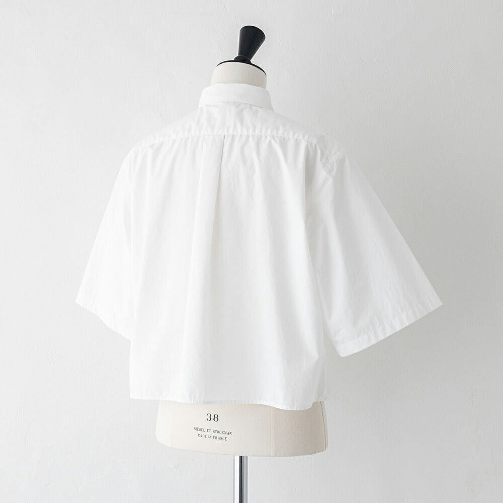 ジムフレックスショートボタンダウン半袖シャツSOLID(GY-B0367OGT)60/-COTTONTYPEWRITERSHORTB.D.SHIRTS/SGYMPHLEX(レディース)【2026春夏】*送料無料*【後払い決済不可】*