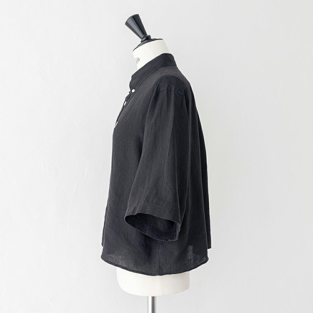 ジムフレックスリネンショートボタンダウン半袖シャツ(GY-B0367SKC)60SLINENDYEDCANVASSHORTB.D.SHIRTS/SGYMPHLEX(レディース)【2026春夏】*送料無料*【後払い決済不可】*