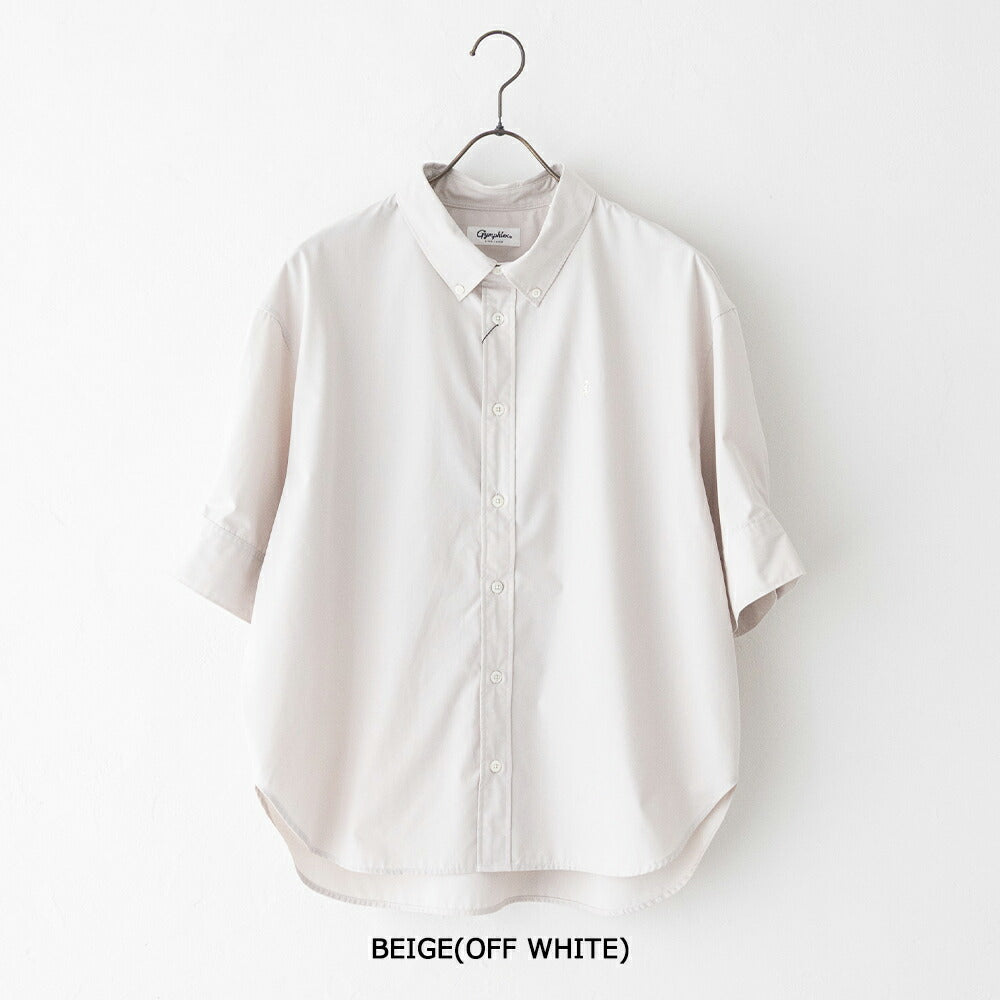 ジムフレックスショートスリーブショートシャツ(GY-B0458HLE)T/CBROADSHORTSHIRTS/SGYMPHLEX(レディース)【2026春夏】*送料無料*【後払い決済不可】*