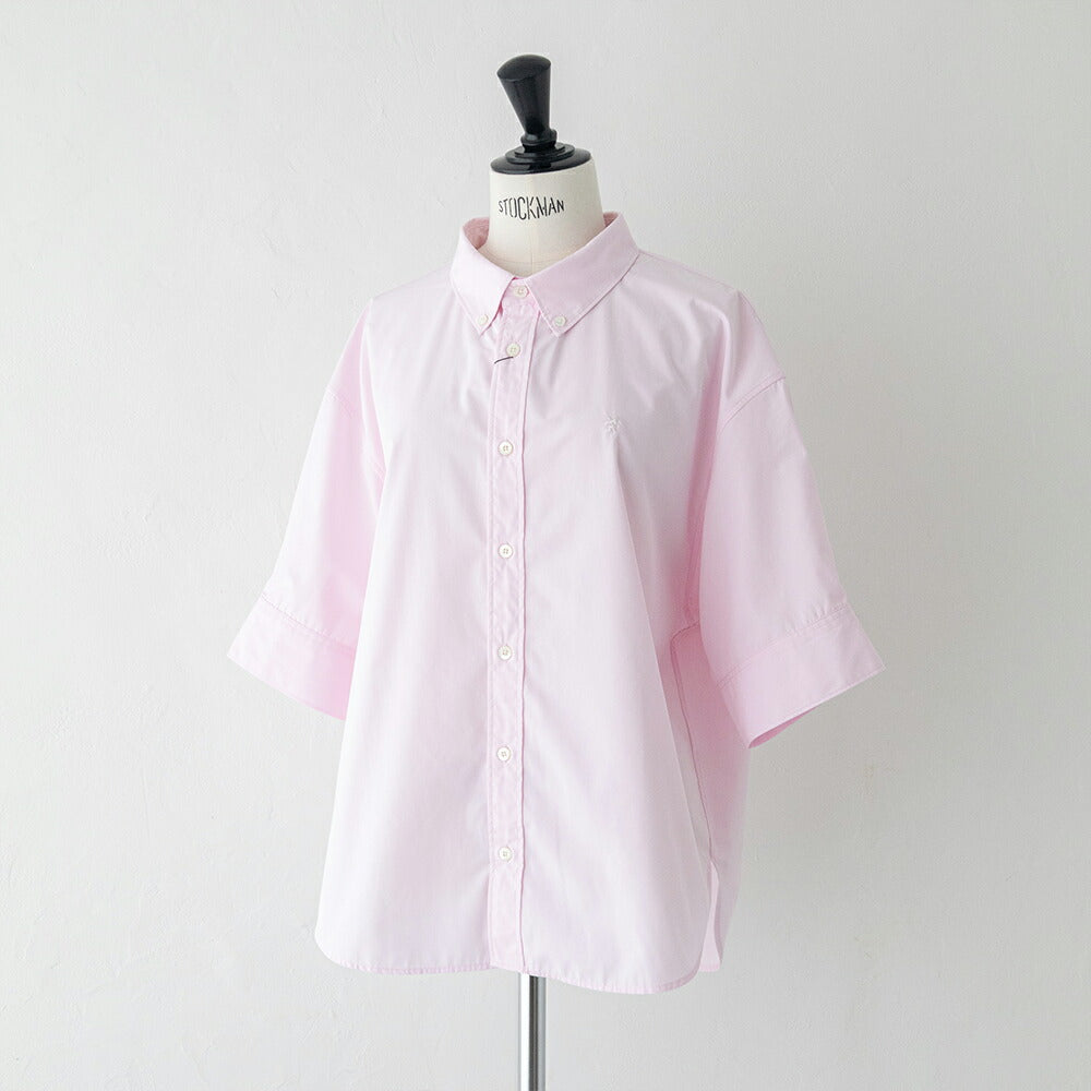 ジムフレックスショートスリーブショートシャツ(GY-B0458HLE)T/CBROADSHORTSHIRTS/SGYMPHLEX(レディース)【2026春夏】*送料無料*【後払い決済不可】*