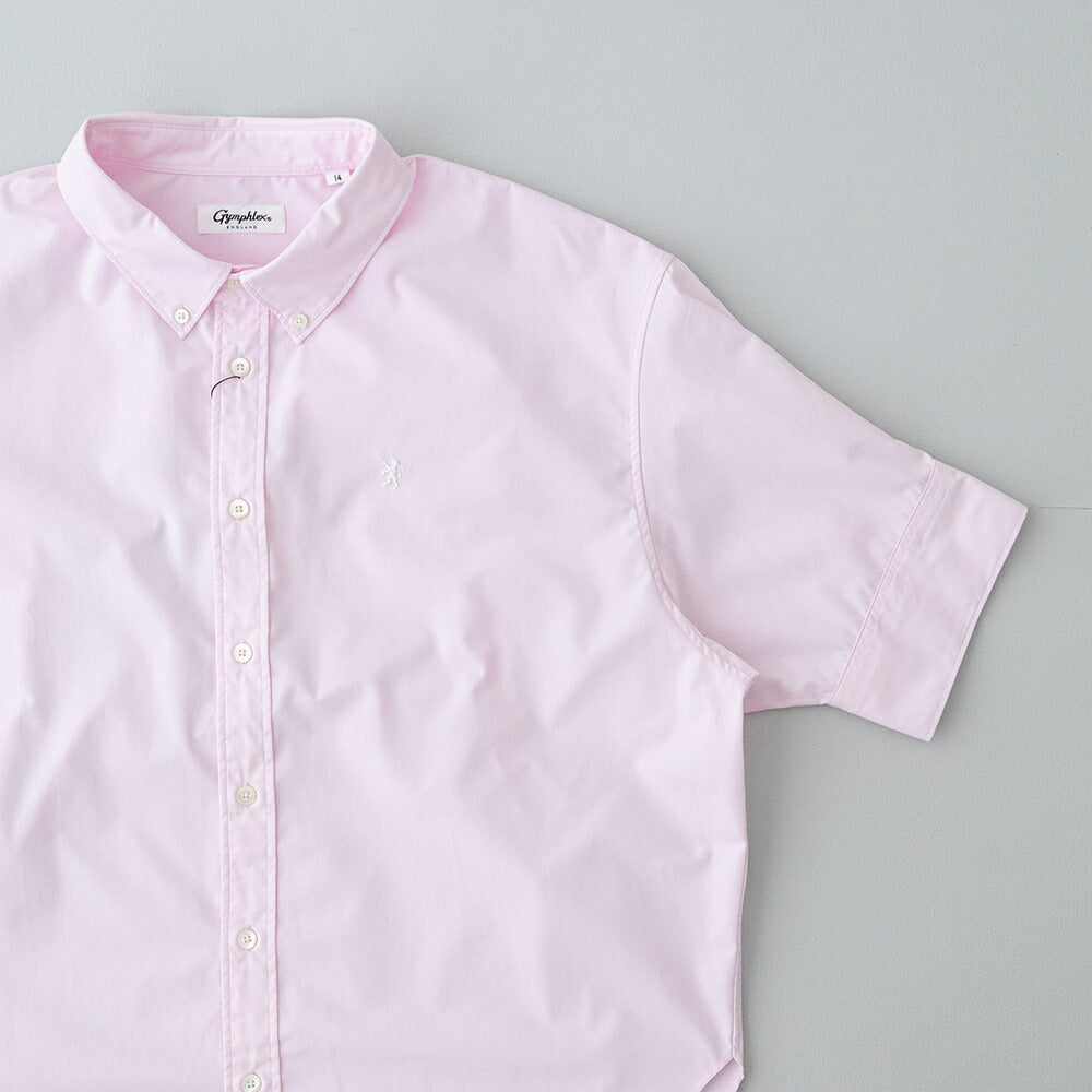 ジムフレックスショートスリーブショートシャツ(GY-B0458HLE)T/CBROADSHORTSHIRTS/SGYMPHLEX(レディース)【2026春夏】*送料無料*【後払い決済不可】*