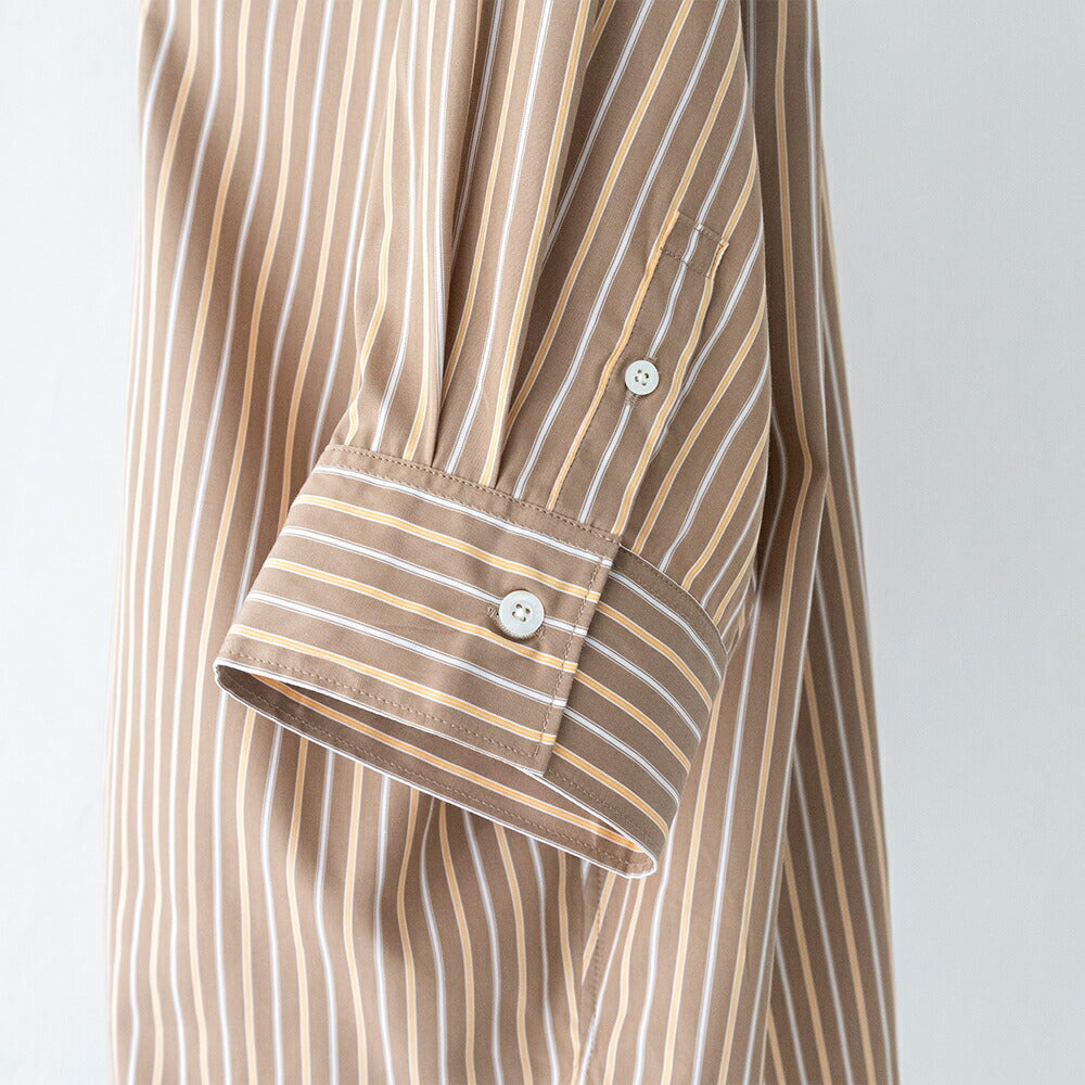 ジムフレックスコットンタイプライターストライプボタンダウンシャツ(GY-B0458ICT)50/1TYPEWRITERSTRIPESHORTSHIRTS/SGYMPHLEX(レディース)【2026春夏】*送料無料*【後払い決済不可】*