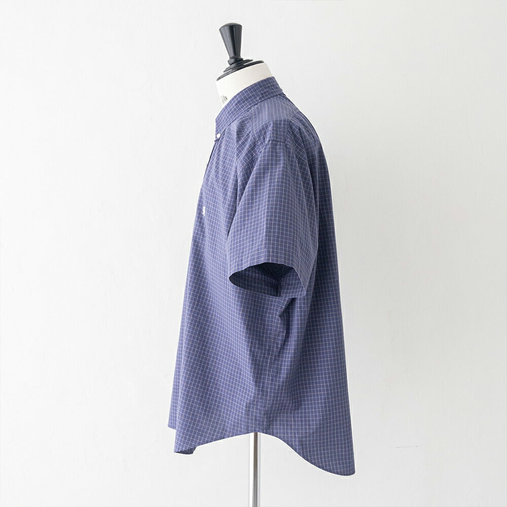 ジムフレックスコットンワッシャーボタンダウン半袖シャツ(GY-B0248OGC)COTTONWASHERFINISHB.D.SHIRTS/SGYMPHLEX(メンズ)【2026春夏】*送料無料*【後払い決済不可】*