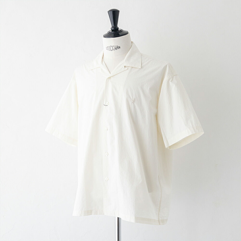 ジムフレックスコットンタイプライター半袖オープンカラーシャツ(GY-B0462OTR)DYECOTTON80TYPEWRITEROPENCOLLARSHIRTS/SGYMPHLEX(メンズ)【2026春夏】*送料無料*【後払い決済不可】*