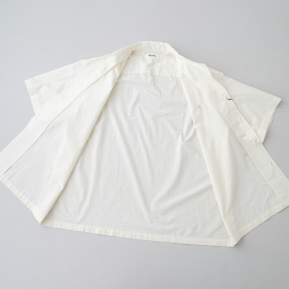 ジムフレックスコットンタイプライター半袖オープンカラーシャツ(GY-B0462OTR)DYECOTTON80TYPEWRITEROPENCOLLARSHIRTS/SGYMPHLEX(メンズ)【2026春夏】*送料無料*【後払い決済不可】*