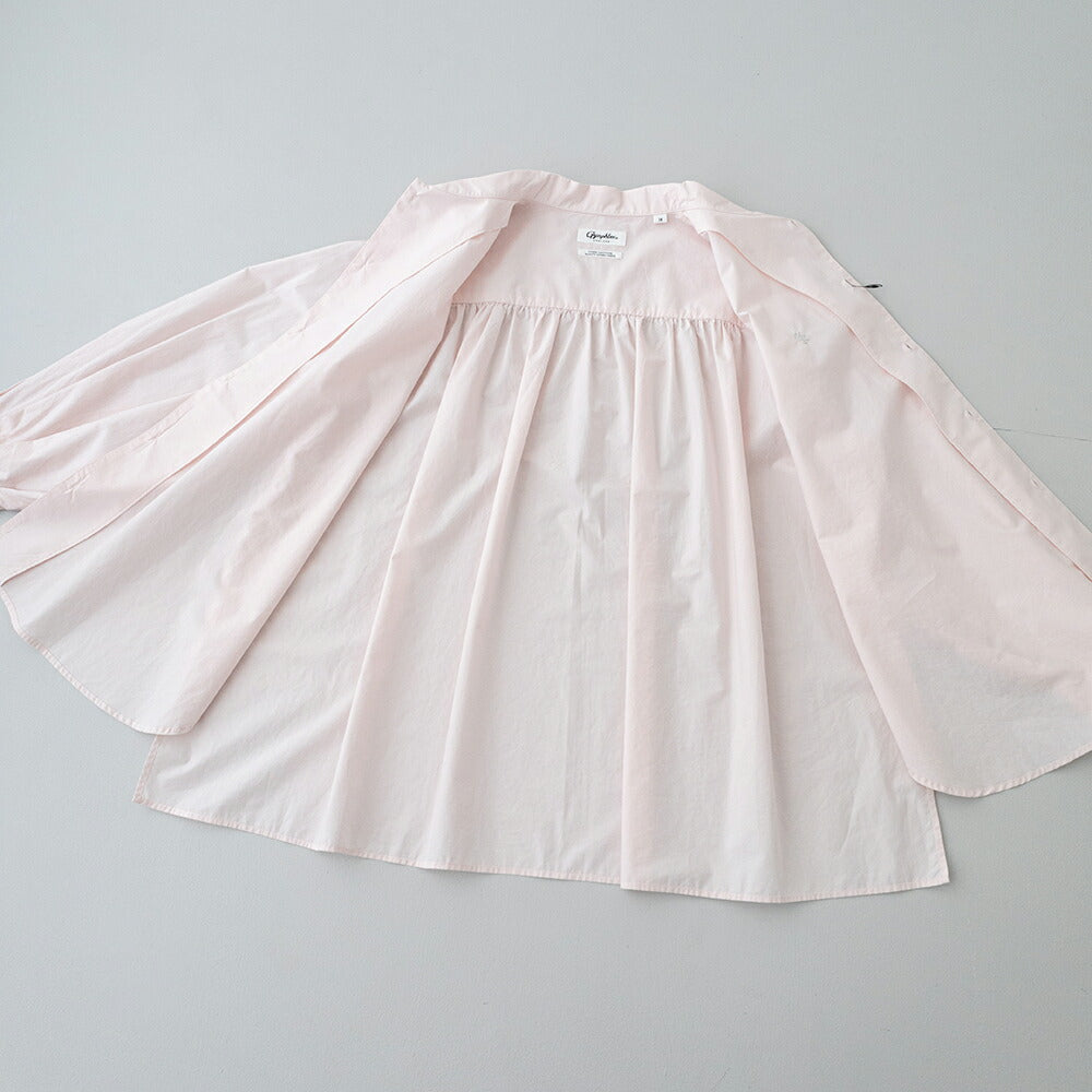 ジムフレックスコットン長袖チュニックシャツ(GY-B0365OGT)60/-COTTONTYPEWRITERREGULARCOLLARTUNICL/SGYMPHLEX(レディース)【2026春夏】*送料無料*【後払い決済不可】*