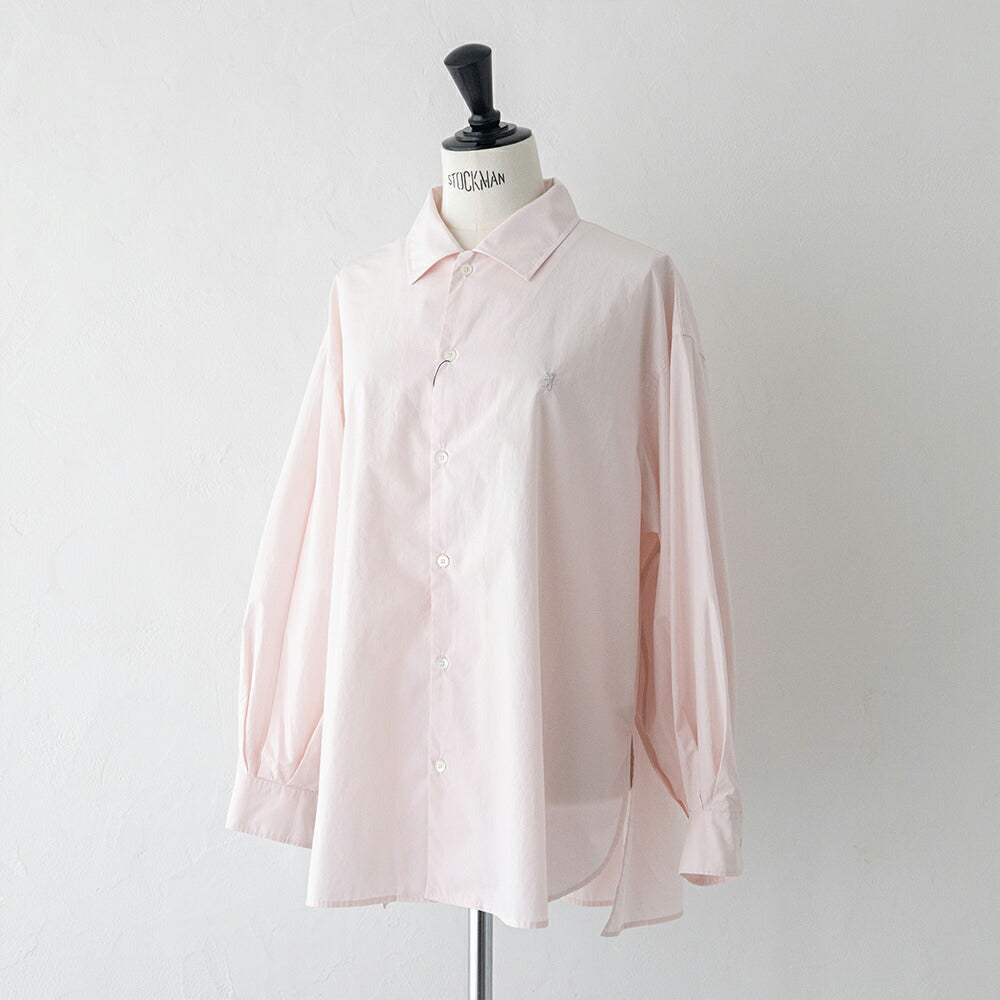 ジムフレックスコットン長袖チュニックシャツ(GY-B0365OGT)60/-COTTONTYPEWRITERREGULARCOLLARTUNICL/SGYMPHLEX(レディース)【2026春夏】*送料無料*【後払い決済不可】*