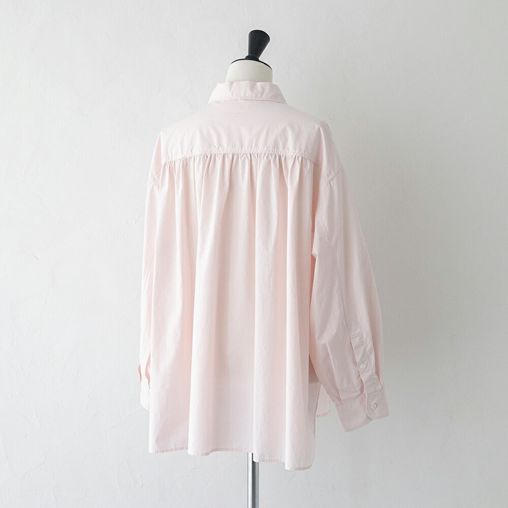 ジムフレックスコットン長袖チュニックシャツ(GY-B0365OGT)60/-COTTONTYPEWRITERREGULARCOLLARTUNICL/SGYMPHLEX(レディース)【2026春夏】*送料無料*【後払い決済不可】*