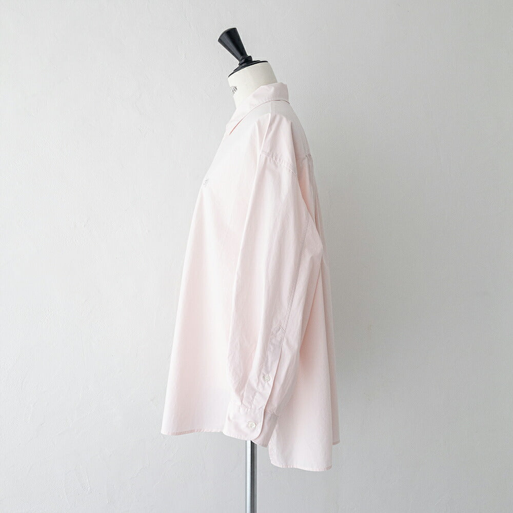 ジムフレックスコットン長袖チュニックシャツ(GY-B0365OGT)60/-COTTONTYPEWRITERREGULARCOLLARTUNICL/SGYMPHLEX(レディース)【2026春夏】*送料無料*【後払い決済不可】*