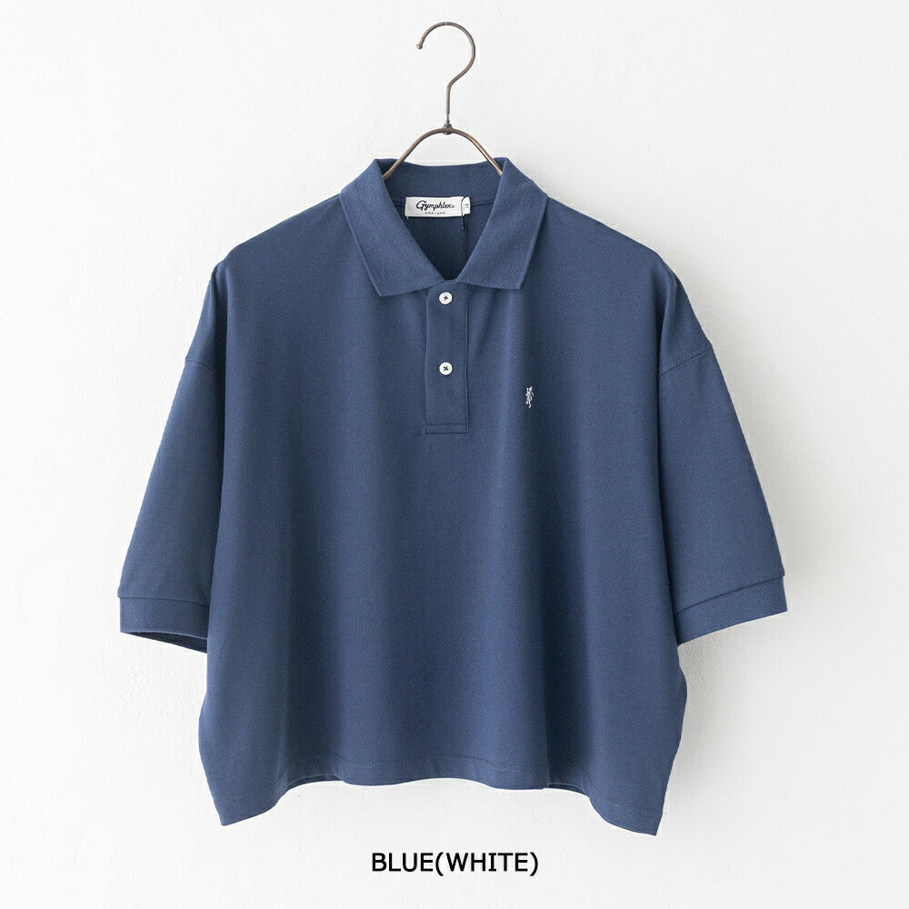 ジムフレックスハイゲージ鹿の子ポロシャツ(GY-C0447KKA)PIQUEPOLOCOLLARDOLMANSLEEVEP.O.GYMPHLEX(レディース)【2026春夏】*送料無料*【後払い決済不可】*