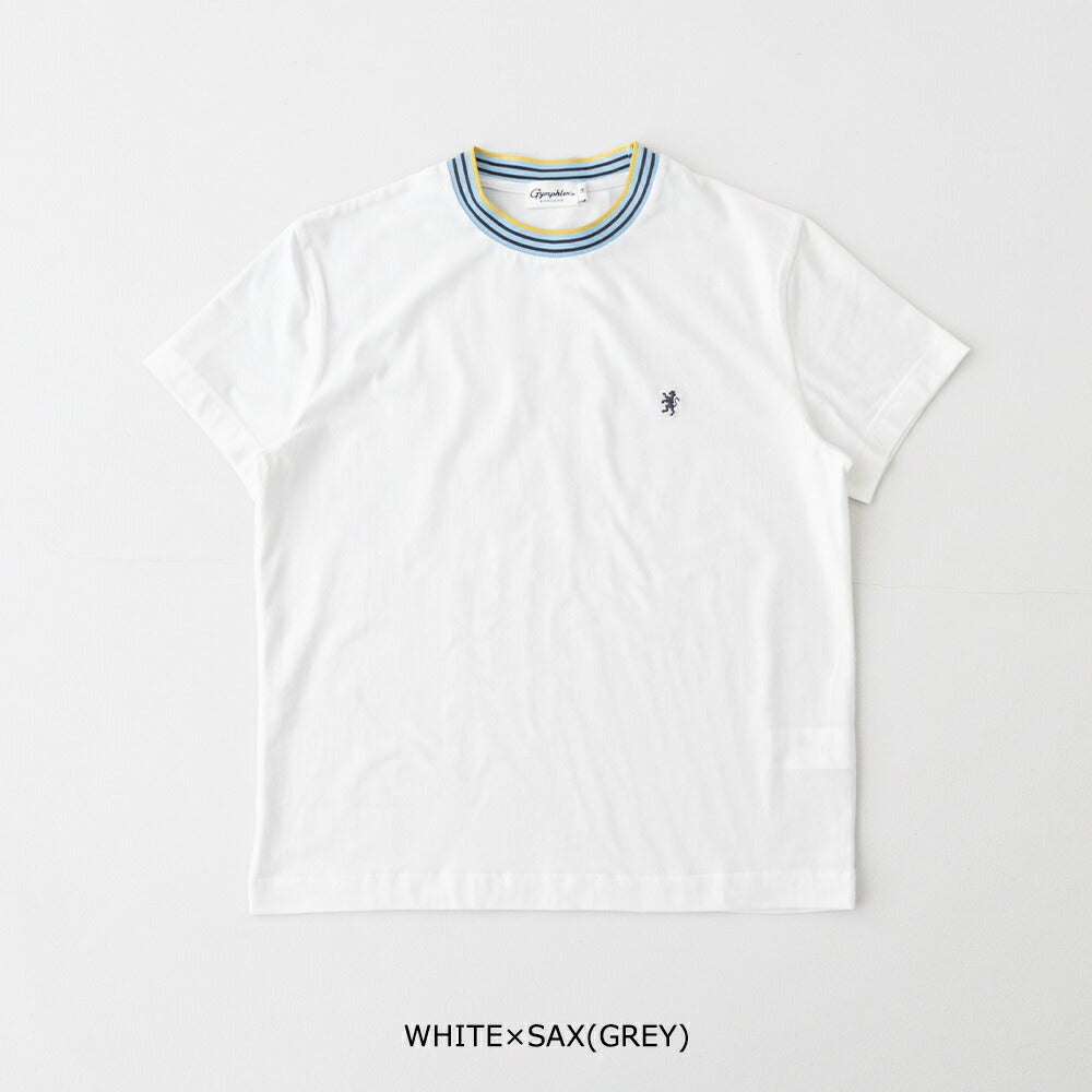 ジムフレックスクルーネックラインTシャツ(GY-C0448CCB)COTTONSPANDEXJERSEYCREWNECKKNIT-LINET-SHIRTGYMPHLEX(レディース)【2026春夏】*送料無料*【後払い決済不可】*