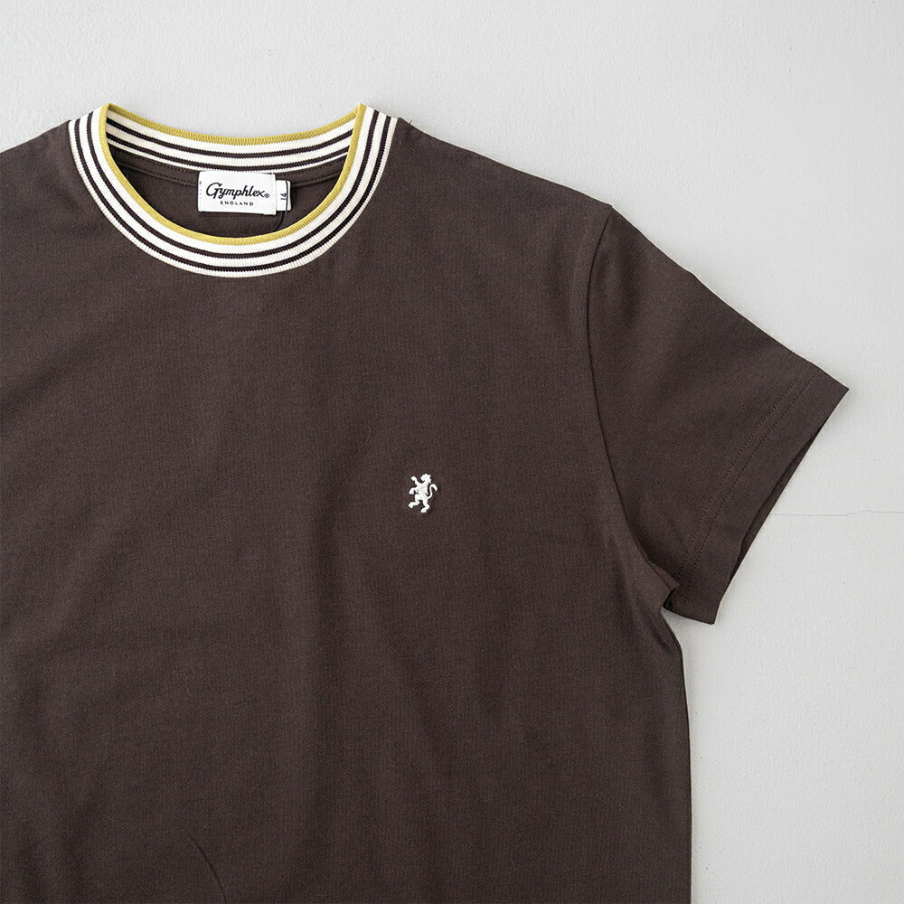 ジムフレックスクルーネックラインTシャツ(GY-C0448CCB)COTTONSPANDEXJERSEYCREWNECKKNIT-LINET-SHIRTGYMPHLEX(レディース)【2026春夏】*送料無料*【後払い決済不可】*