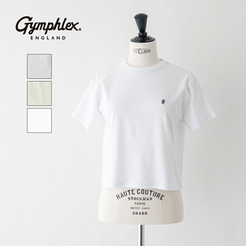 ジムフレックススムースコットンコンパクトTシャツ(GY-C0539FLK)INTERLOCKCREWNECKSHORTP.O.GYMPHLEX(レディース)【2026春夏】*送料無料*【後払い決済不可】*