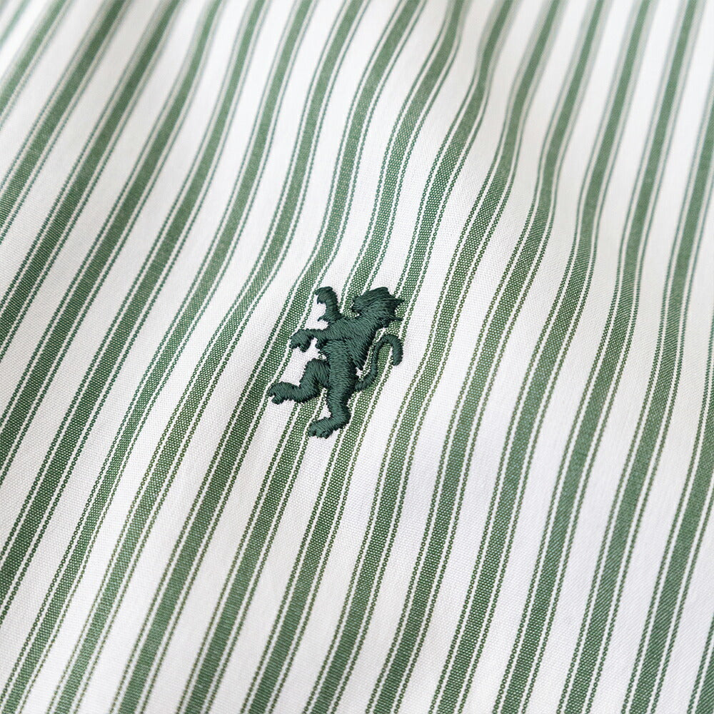 ジムフレックスコットンショートボタンダウンシャツSTRIPE(GY-B0203MTS)MULTISTRIPESHORTB.D.SHIRTL/SGYMPHLEX(レディース)【2026春夏】*送料無料*【後払い決済不可】*