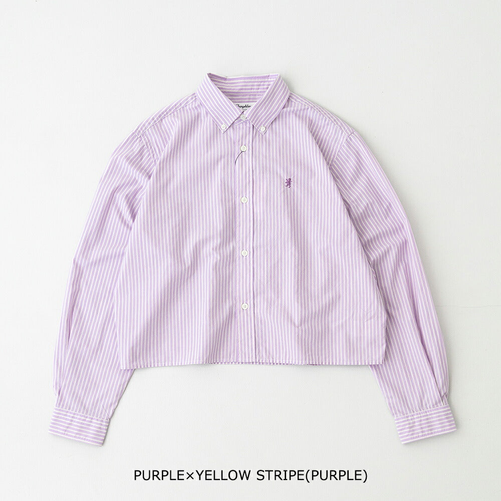 ジムフレックスタイプライターショートボタンダウンシャツSTRIPE(GY-B0203TRR)80/-TYPEWRITERSTRIPESHORTB.D.SHIRTL/SGYMPHLEX(レディース)【2026春夏】*送料無料*【後払い決済不可】*