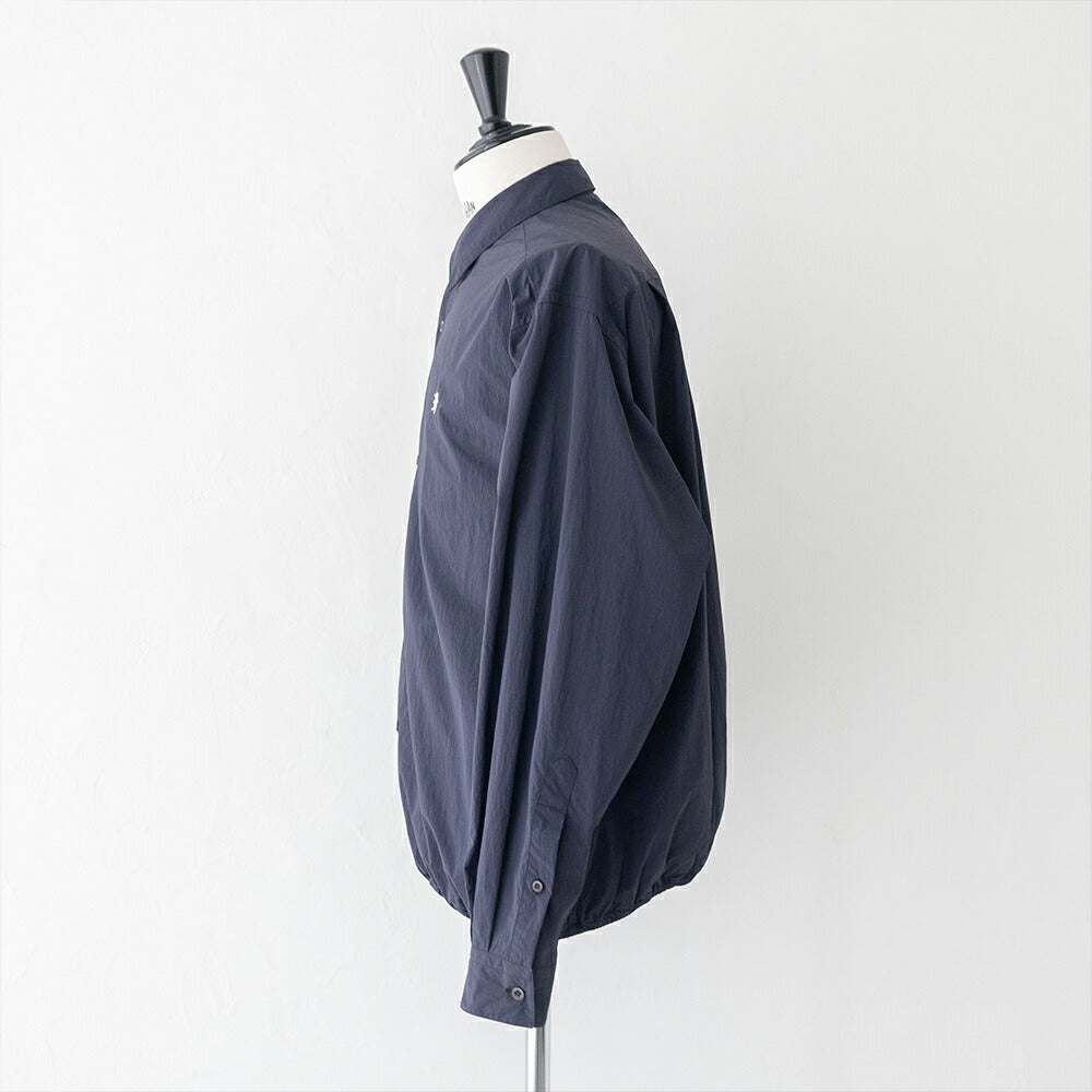 ジムフレックスナイロンタスラン長袖ギャザーシャツ(GY-B0460SYM)NYLONTASLANSHORTSHIRTL/SGYMPHLEX(メンズ)【2026春夏】*送料無料*【後払い決済不可】*