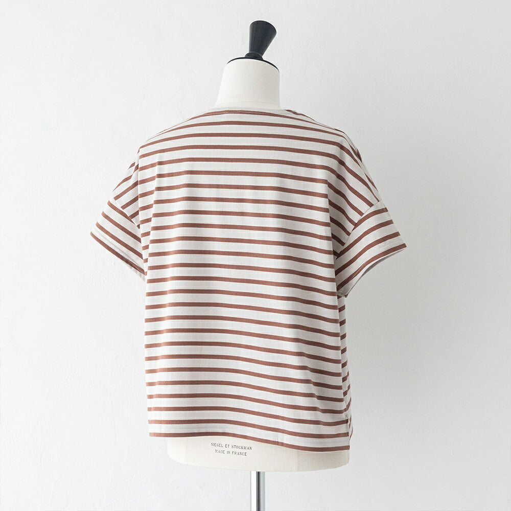 オーシバルコットンボートネック半袖Tシャツ(OR-C0335BFJ)40/2JERSEYBOATNECKS/SP.O.ORCIVAL(レディース)【2026春夏】*送料無料*【後払い決済不可】*
