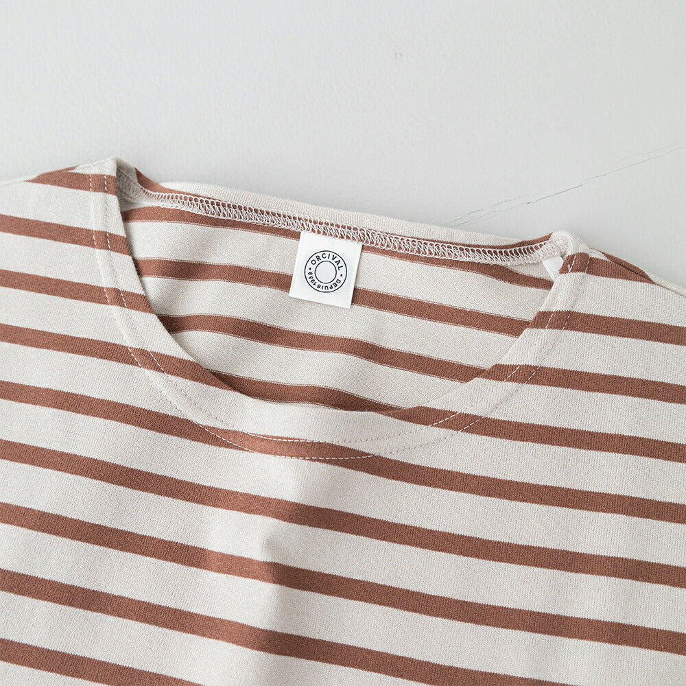オーシバルコットンボートネック半袖Tシャツ(OR-C0335BFJ)40/2JERSEYBOATNECKS/SP.O.ORCIVAL(レディース)【2026春夏】*送料無料*【後払い決済不可】*