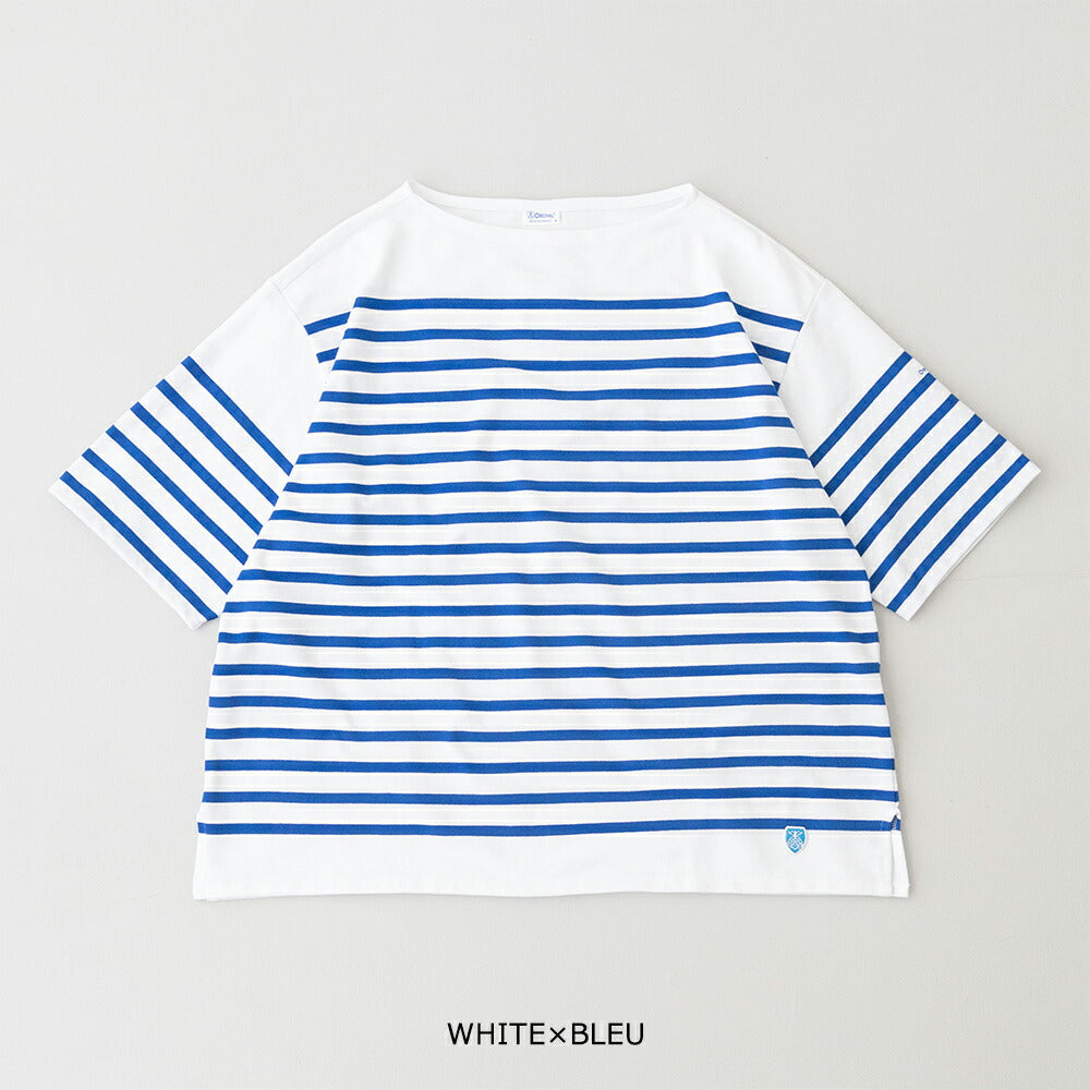 オーシバルラッセルワイドボートネック半袖バスクシャツ(6119B)RACHELWIDEBOATNECKS/SP.O.ORCIVAL(メンズ)【2026春夏】*送料無料*【後払い決済不可】*