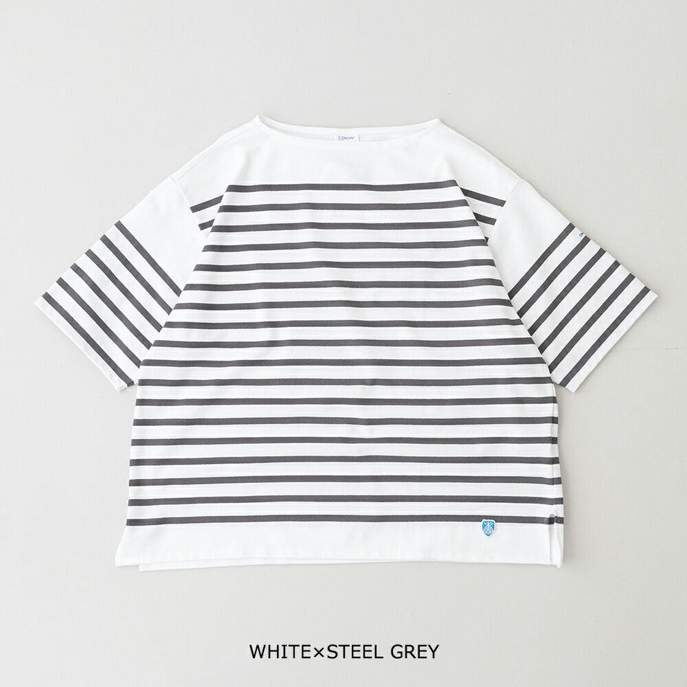 オーシバルラッセルワイドボートネック半袖バスクシャツ(6119B)RACHELWIDEBOATNECKS/SP.O.ORCIVAL(メンズ)【2026春夏】*送料無料*【後払い決済不可】*