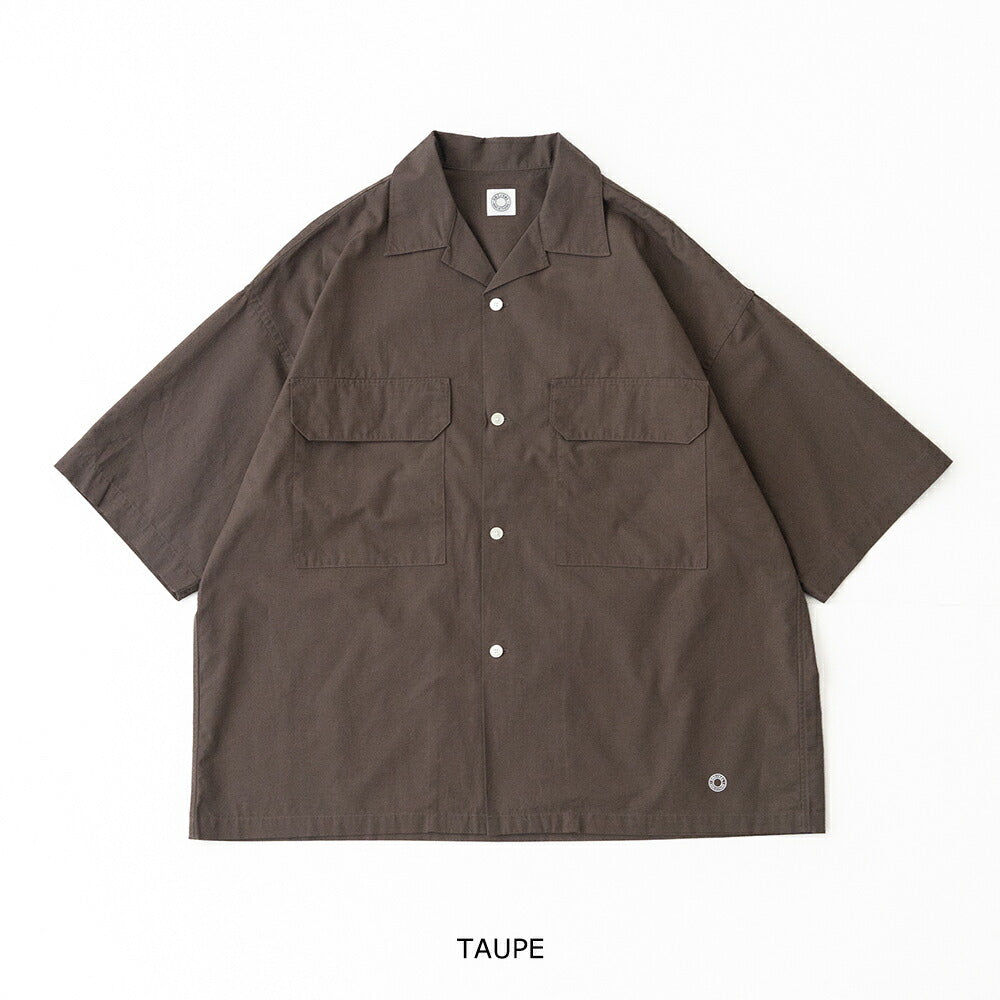 オーシバルコットンリネンオープンカラー半袖シャツ(OR-B0455IMB)OPENCOLLARPKDETAILS/SSHIRTORCIVAL(メンズ)【2026春夏】*送料無料*【後払い決済不可】*