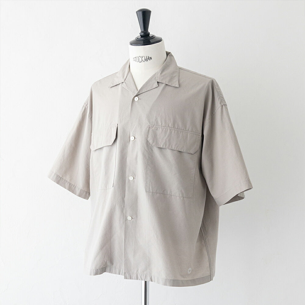 オーシバルコットンリネンオープンカラー半袖シャツ(OR-B0455IMB)OPENCOLLARPKDETAILS/SSHIRTORCIVAL(メンズ)【2026春夏】*送料無料*【後払い決済不可】*