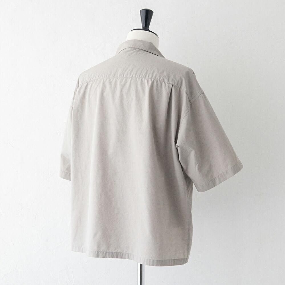 オーシバルコットンリネンオープンカラー半袖シャツ(OR-B0455IMB)OPENCOLLARPKDETAILS/SSHIRTORCIVAL(メンズ)【2026春夏】*送料無料*【後払い決済不可】*