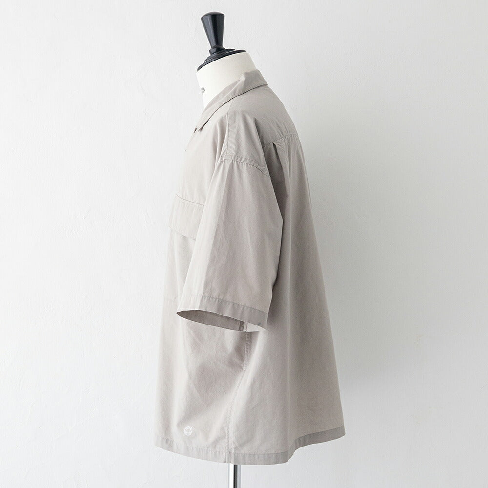 オーシバルコットンリネンオープンカラー半袖シャツ(OR-B0455IMB)OPENCOLLARPKDETAILS/SSHIRTORCIVAL(メンズ)【2026春夏】*送料無料*【後払い決済不可】*