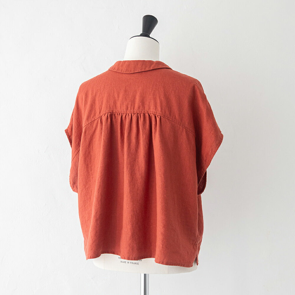 オーシバルリネンスリーブレスシャツ(OR-B0360YLM)40sLINENCLOTHSLEEVELESSSHIRTORCIVAL(レディース)【2026春夏】*送料無料*【後払い決済不可】*