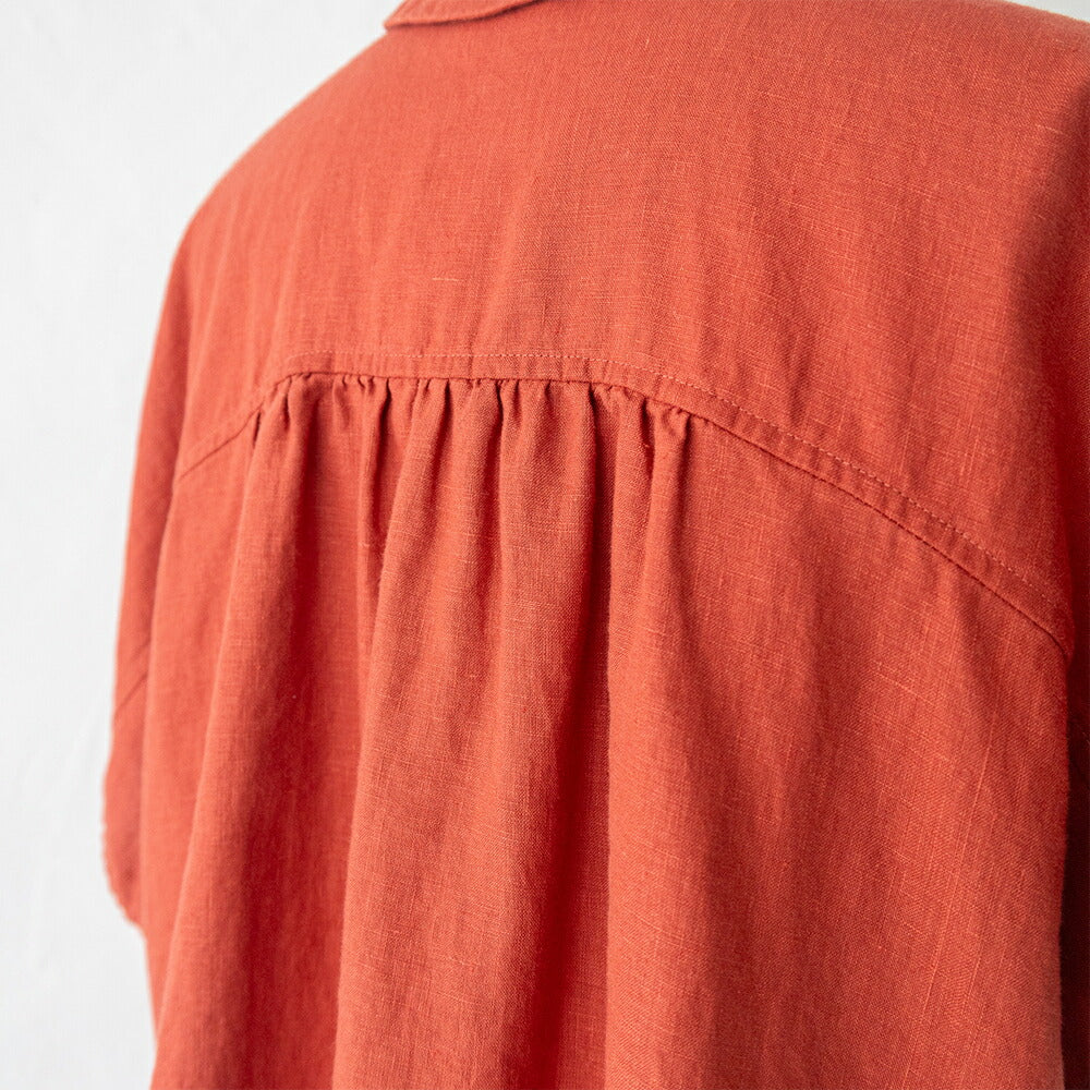オーシバルリネンスリーブレスシャツ(OR-B0360YLM)40sLINENCLOTHSLEEVELESSSHIRTORCIVAL(レディース)【2026春夏】*送料無料*【後払い決済不可】*