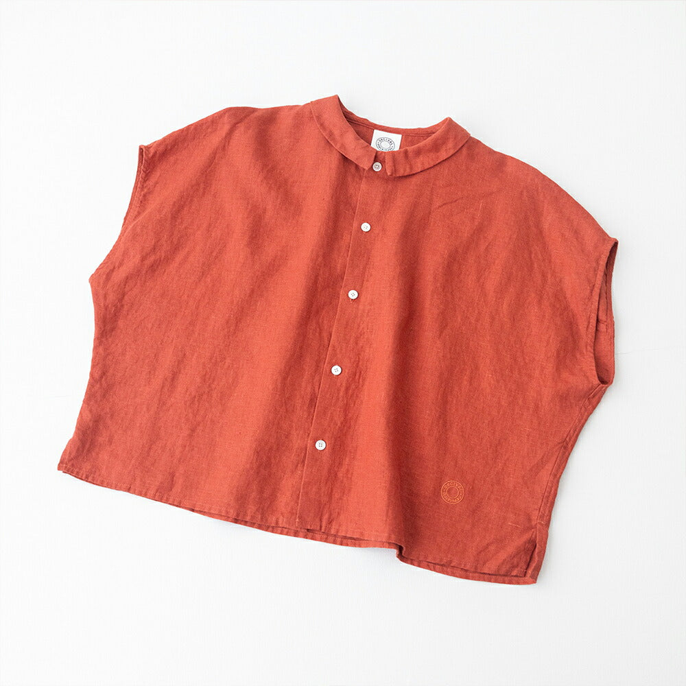 オーシバルリネンスリーブレスシャツ(OR-B0360YLM)40sLINENCLOTHSLEEVELESSSHIRTORCIVAL(レディース)【2026春夏】*送料無料*【後払い決済不可】*