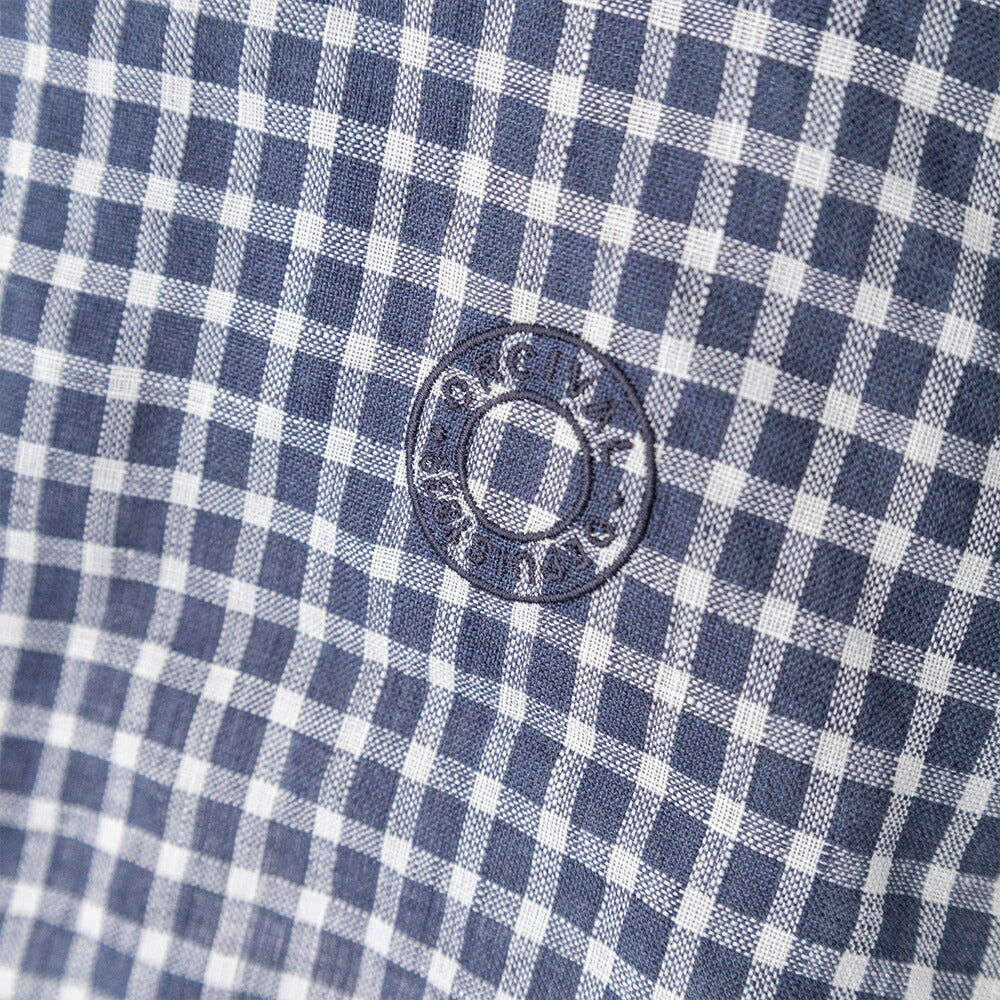 オーシバルリネンチェックボートネックプルオーバー(OR-B0388LCH)60/-LINENCHCKBOATNECKPULLOVERORCIVAL(レディース)【2026春夏】*送料無料*【後払い決済不可】*