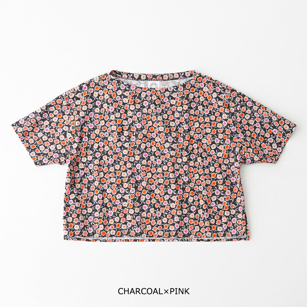 オーシバルコットンポプリンプリント半袖ボートネックプルオーバーシャツ(OR-B0449PFM)FRENCHPRINTEDPOPLINPRINTEDSHORTSLEEVEP.O.ORCIVAL(レディース)【2026春夏】*送料無料*【後払い決済不可】*