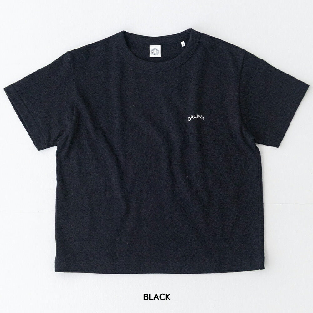 オーシバルアンイーブンジャージー刺繍ショートスリーブTシャツ(OR-C0519TSB)UNEVENJERSEYEMBROIDERYSHORTSLEEVET-SHIRTORCIVAL(レディース)【2026春夏】*送料無料*【後払い決済不可】*