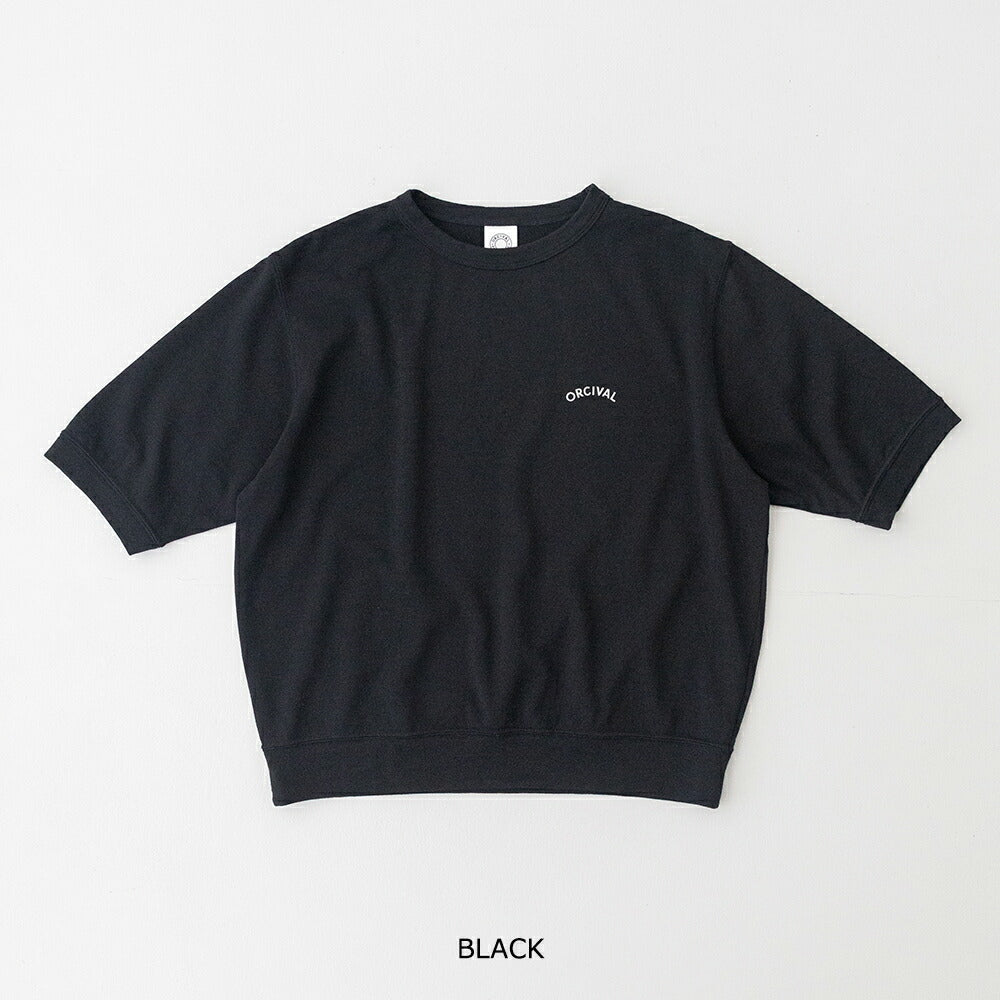 オーシバルシースルークルーネックショートスリーブプルオーバー(OR-C0529SEF)FRENCHTERRYCREWNECKSHORTSLEEVEP.O.ORCIVAL(レディース)【2026春夏】*送料無料*【後払い決済不可】*
