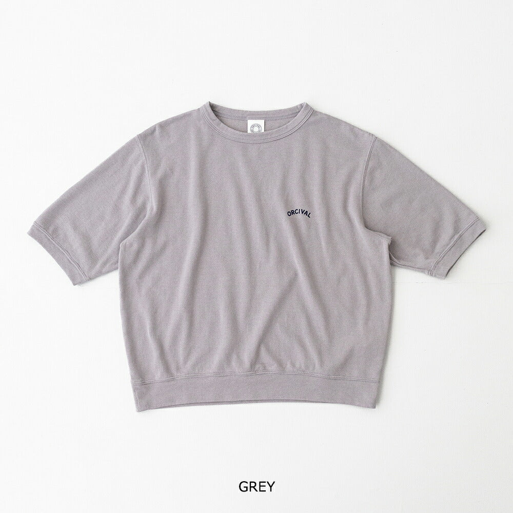 オーシバルシースルークルーネックショートスリーブプルオーバー(OR-C0529SEF)FRENCHTERRYCREWNECKSHORTSLEEVEP.O.ORCIVAL(レディース)【2026春夏】*送料無料*【後払い決済不可】*