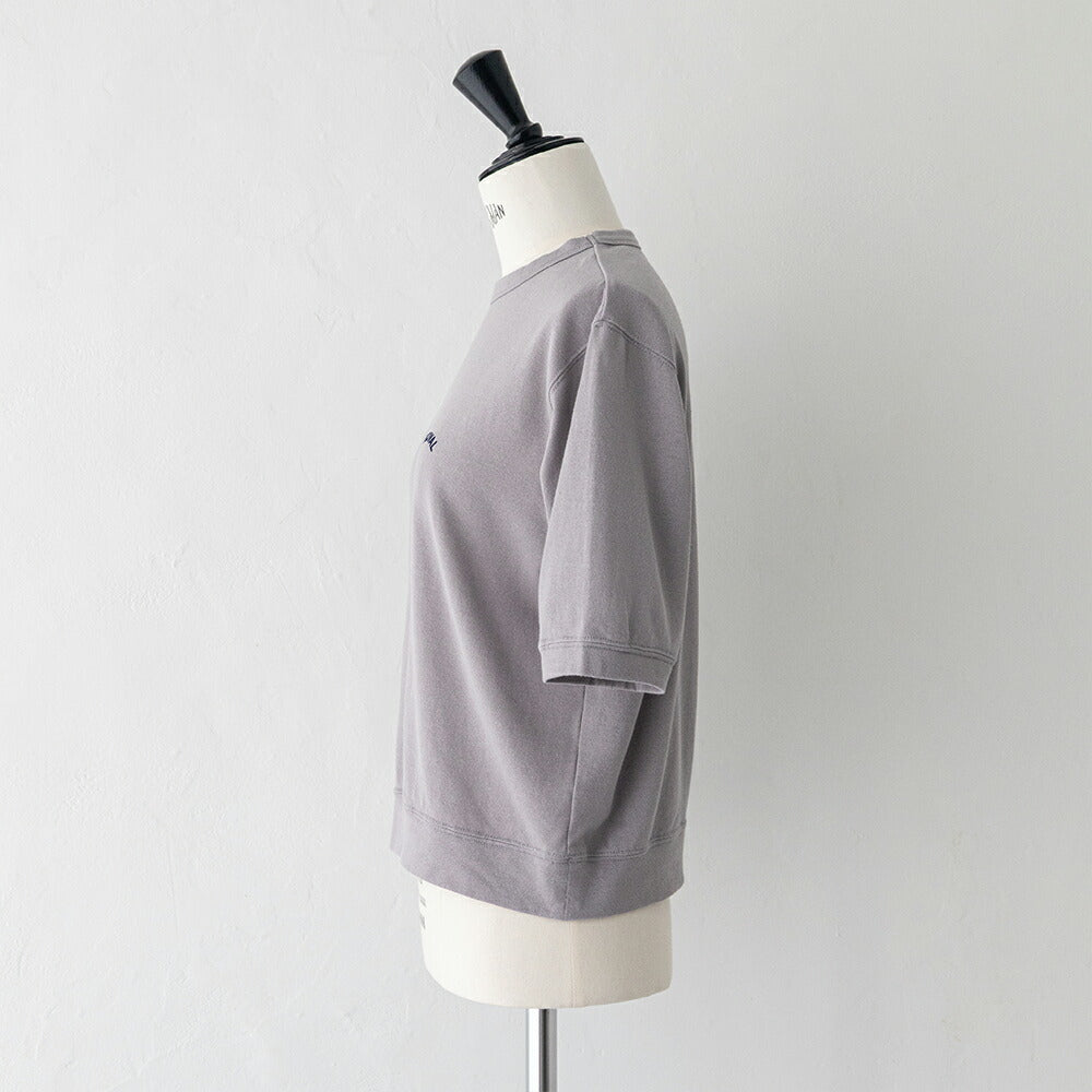 オーシバルシースルークルーネックショートスリーブプルオーバー(OR-C0529SEF)FRENCHTERRYCREWNECKSHORTSLEEVEP.O.ORCIVAL(レディース)【2026春夏】*送料無料*【後払い決済不可】*