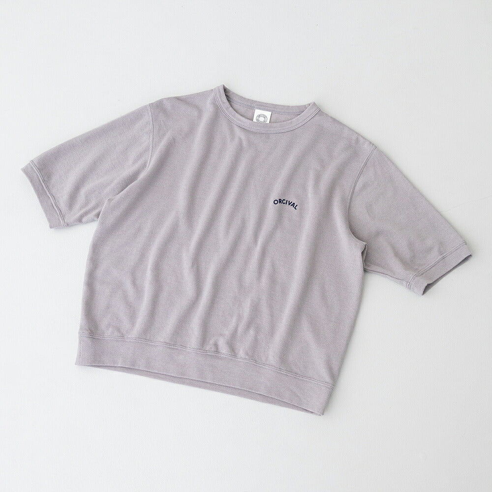 オーシバルシースルークルーネックショートスリーブプルオーバー(OR-C0529SEF)FRENCHTERRYCREWNECKSHORTSLEEVEP.O.ORCIVAL(レディース)【2026春夏】*送料無料*【後払い決済不可】*