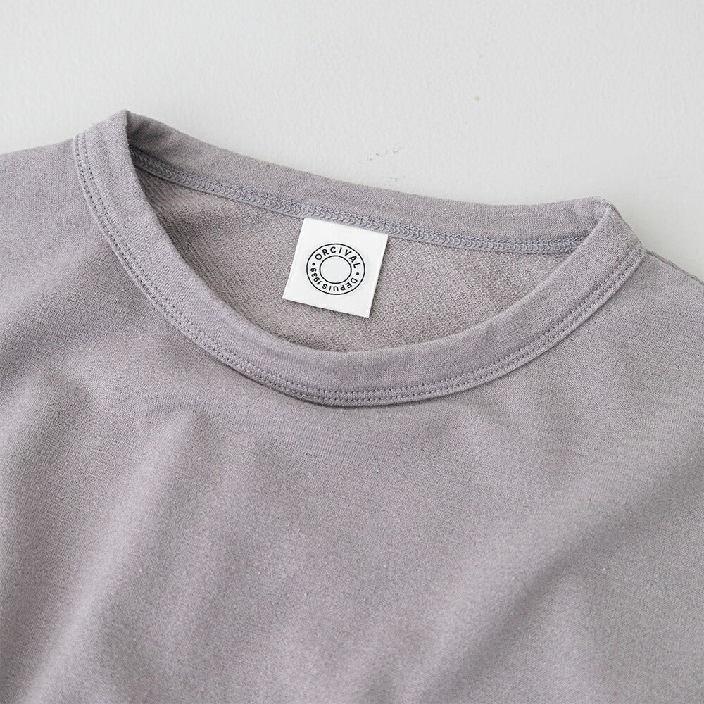 オーシバルシースルークルーネックショートスリーブプルオーバー(OR-C0529SEF)FRENCHTERRYCREWNECKSHORTSLEEVEP.O.ORCIVAL(レディース)【2026春夏】*送料無料*【後払い決済不可】*