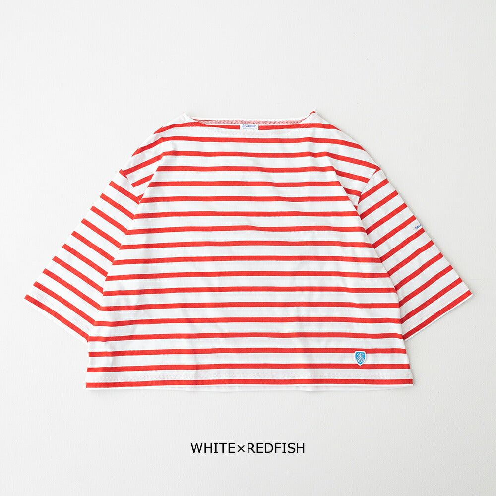 オーシバルコットンレジェボートネックハーフスリーブプルオーバー(L6839)COTTONLEGERBOATNECKHALFSLEEVEP.O.ORCIVAL(レディース)【2026春夏】*送料無料*【後払い決済不可】*