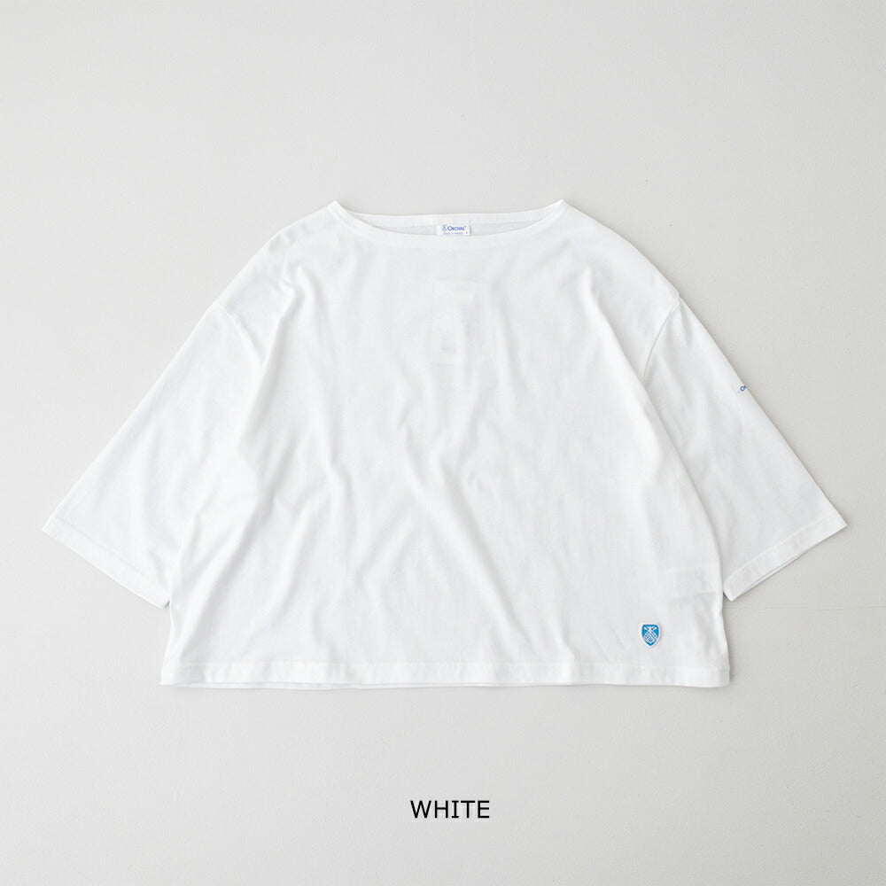 オーシバルコットンレジェボートネックボーダーTシャツ(L6839)COTTONLEGERBOATNECKHALFSLEEVEP.O.ORCIVAL(レディース)【2026春夏】*送料無料*【後払い決済不可】*