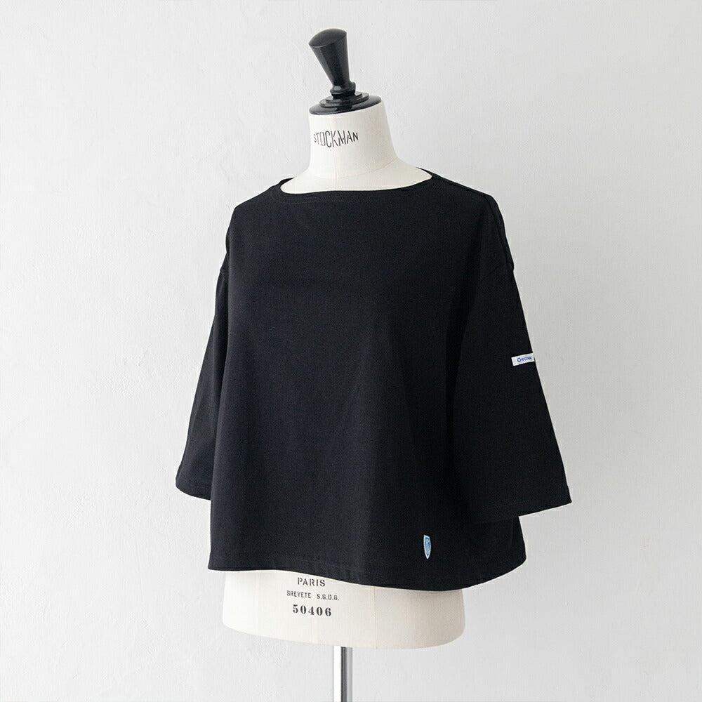 オーシバルコットンレジェボートネックボーダーTシャツ(L6839)COTTONLEGERBOATNECKHALFSLEEVEP.O.ORCIVAL(レディース)【2026春夏】*送料無料*【後払い決済不可】*