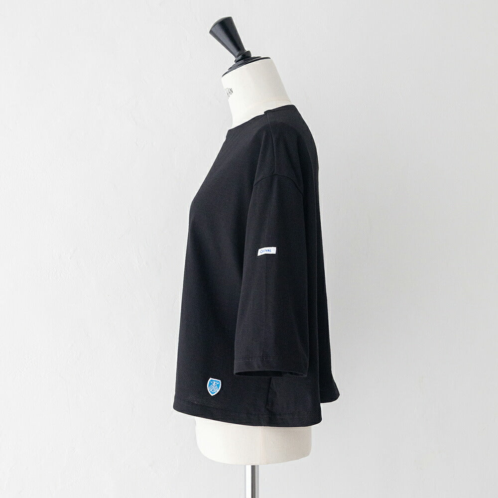 オーシバルコットンレジェボートネックボーダーTシャツ(L6839)COTTONLEGERBOATNECKHALFSLEEVEP.O.ORCIVAL(レディース)【2026春夏】*送料無料*【後払い決済不可】*
