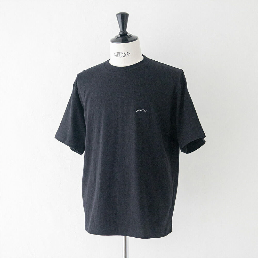 オーシバルアンイーブンジャージー刺繍ショートスリーブTシャツ(OR-C0520TSB)UNEVENJERSEYEMBROIDERYSHORTSLEEVET-SHIRTORCIVAL(メンズ)【2026春夏】*送料無料*【後払い決済不可】*